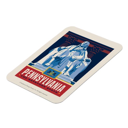 State Pride | Pennsylvania Magneet (Linkerzijde)
