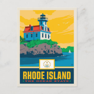State Pride Rhode Island Briefkaart