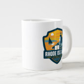 State Pride | Rhode Island Grote Koffiekop (Voorkant rechts)