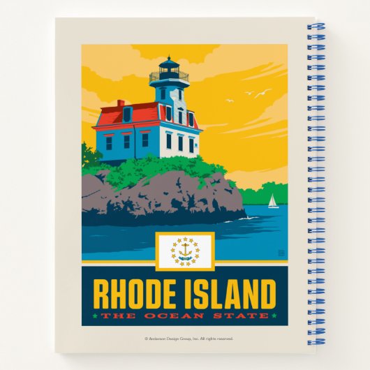 State Pride | Rhode Island Notitieboek (Achterkant)