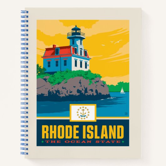State Pride | Rhode Island Notitieboek (Voorkant)