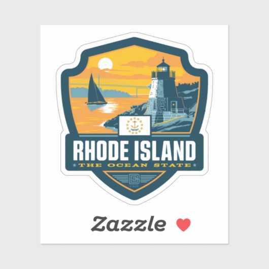 State Pride | Rhode Island Sticker (Vel)