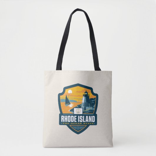 State Pride | Rhode Island Tote Bag (Voorkant)