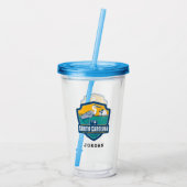State Pride | South Carolina Acryl Drinkbeker (Achterkant)