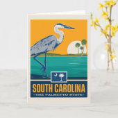 State Pride | South Carolina Kaart (Gele Bloem)