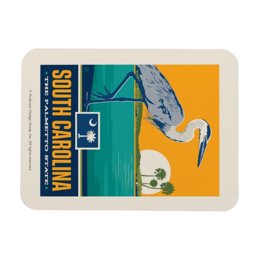 State Pride | South Carolina Magneet (Horizontaal)