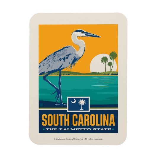 State Pride | South Carolina Magneet (Verticaal)