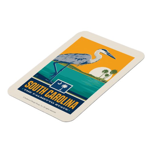 State Pride | South Carolina Magneet (Linkerzijde)
