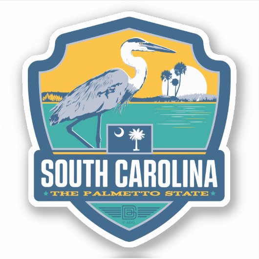 State Pride | South Carolina Sticker (Voorkant)