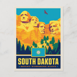 State Pride South Dakota Briefkaart