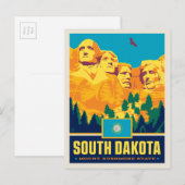 State Pride | South Dakota Briefkaart (Voorkant / Achterkant)
