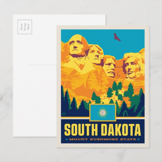 State Pride | South Dakota Briefkaart (Voorkant / Achterkant)