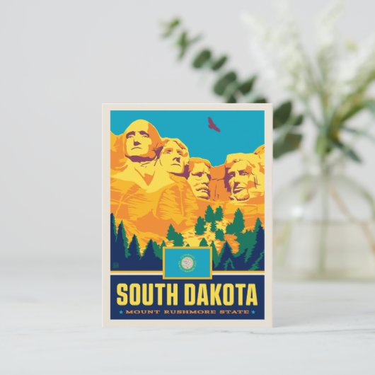 State Pride | South Dakota Briefkaart (Staand voorkant)