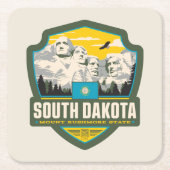 State Pride | South Dakota Kartonnen Onderzetters (Voorkant)
