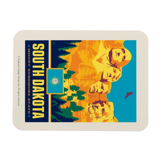 State Pride | South Dakota Magneet (Horizontaal)