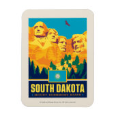 State Pride | South Dakota Magneet (Verticaal)