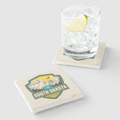 State Pride | South Dakota Stenen Onderzetter (Zijkant)