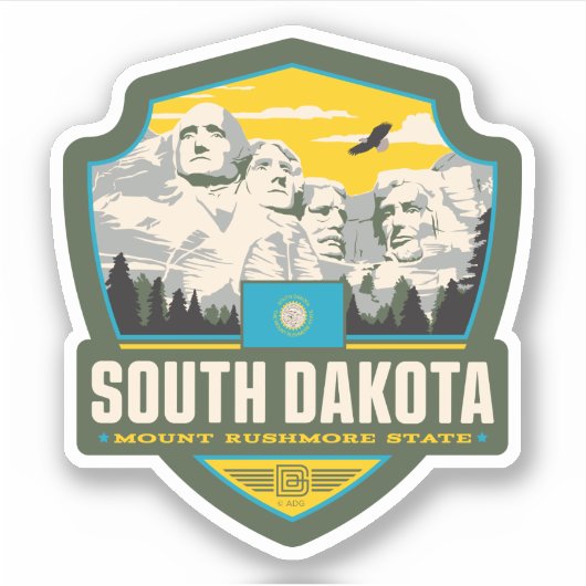 State Pride | South Dakota Sticker (Voorkant)