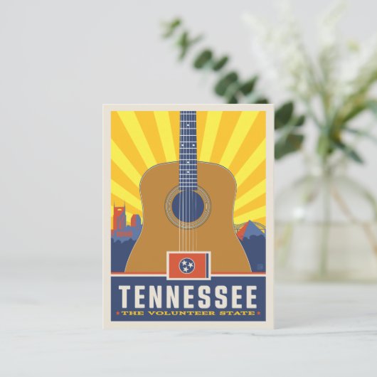 State Pride | Tennessee 2 Briefkaart (Staand voorkant)