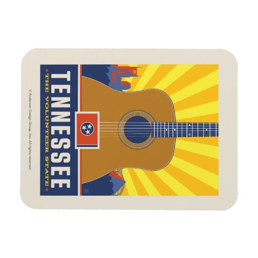 State Pride | Tennessee 2 Magneet (Horizontaal)
