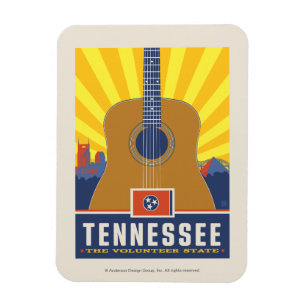 State Pride   Tennessee 2 Magneet