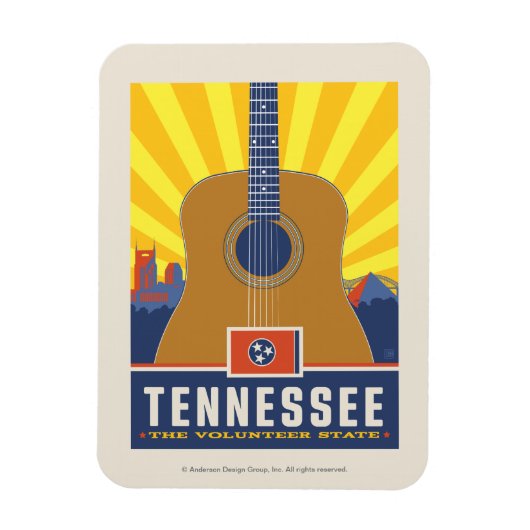 State Pride | Tennessee 2 Magneet (Verticaal)