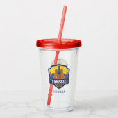 State Pride | Tennessee Acryl Drinkbeker (Achterkant)