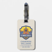 State Pride | Tennessee Bagagelabel (Achterkant verticaal)