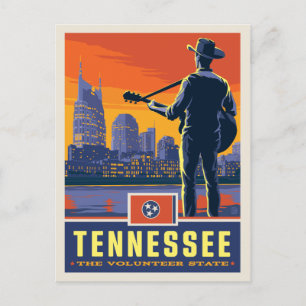 State Pride Tennessee Briefkaart