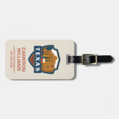 State Pride | Texas Bagagelabel (Voorkant horizontaal)