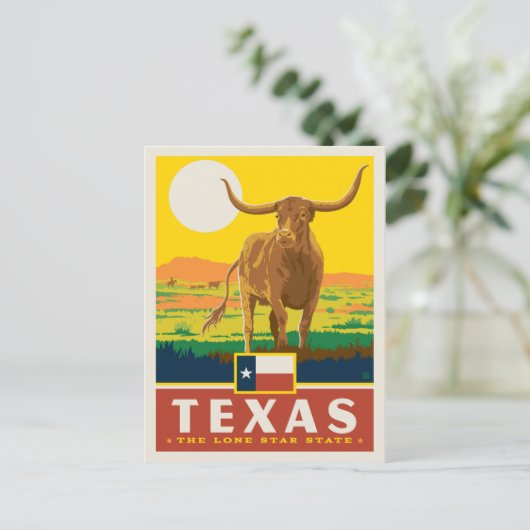 State Pride | Texas Briefkaart (Staand voorkant)