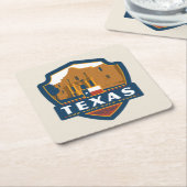 State Pride | Texas Kartonnen Onderzetters (Schuin)
