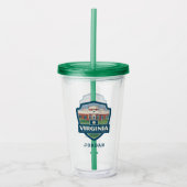State Pride | Virginia Acryl Drinkbeker (Voorkant)