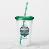 State Pride | Virginia Acryl Drinkbeker (Achterkant)