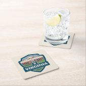 State Pride | Virginia Kartonnen Onderzetters (Insitu)