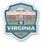 State Pride | Virginia Sticker (Voorkant)