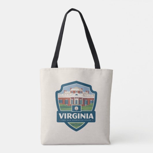 State Pride | Virginia Tote Bag (Achterkant)