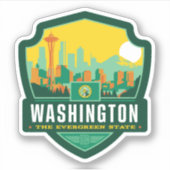 State Pride | Washington Sticker (Voorkant)