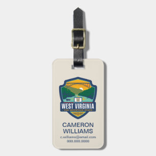 State Pride   West Virginia Bagagelabel