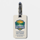 State Pride | West Virginia Bagagelabel (Achterkant verticaal)