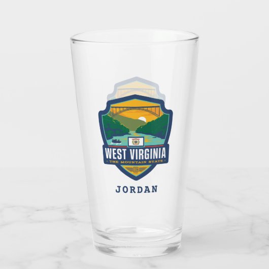 State Pride | West Virginia Glas (Achterkant)