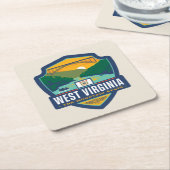 State Pride | West Virginia Kartonnen Onderzetters (Schuin)