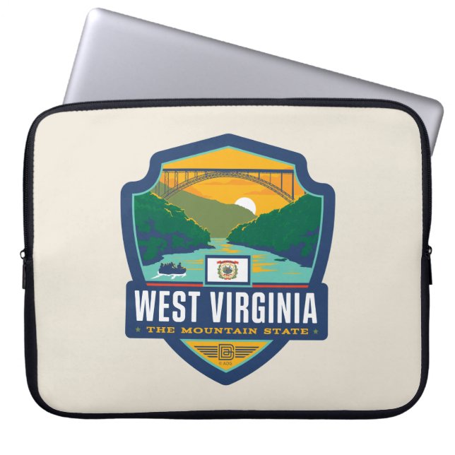 State Pride | West Virginia Laptop Sleeve (Voorkant)