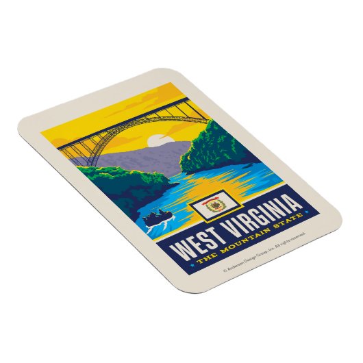 State Pride | West Virginia Magneet (Rechterzijde)