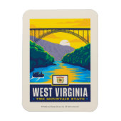 State Pride | West Virginia Magneet (Verticaal)