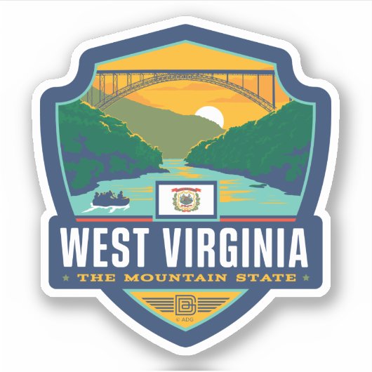 State Pride | West Virginia Sticker (Voorkant)