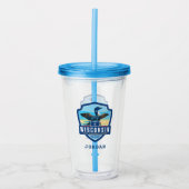 State Pride | Wisconsin Acryl Drinkbeker (Voorkant)