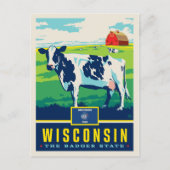 State Pride | Wisconsin Briefkaart (Voorkant)