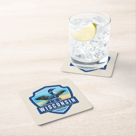 State Pride | Wisconsin Kartonnen Onderzetters (Insitu)