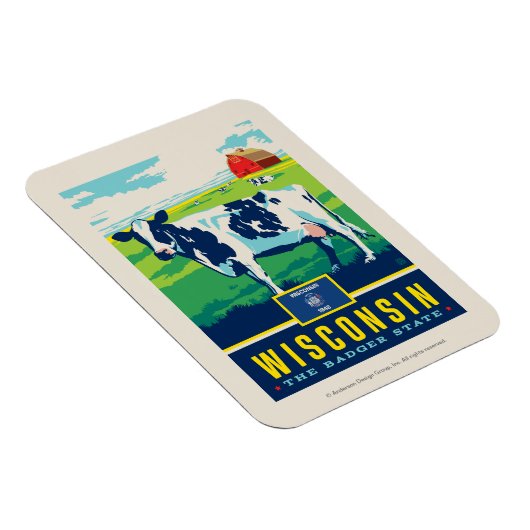 State Pride | Wisconsin Magneet (Rechterzijde)